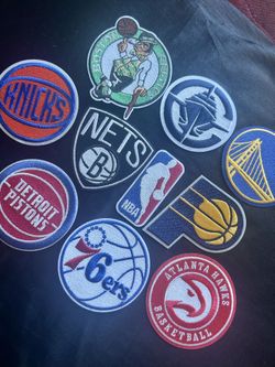 Official Licensed NBA Patch Bundle — 10 Patches