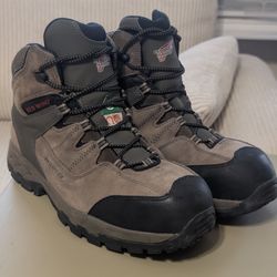 Red Wing's TruHike Waterproof Safety Toe Work Boots Men's 9.5