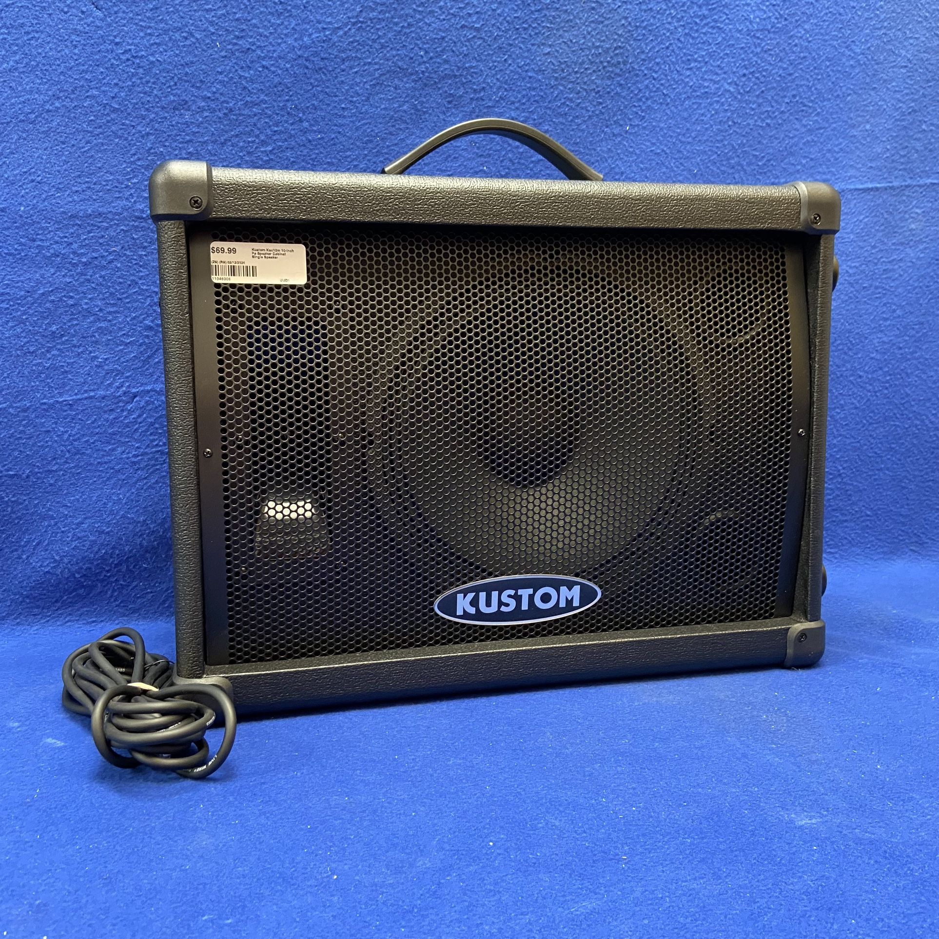Kustom KSC10M 10” PA Cabinet Speaker Single 11046006