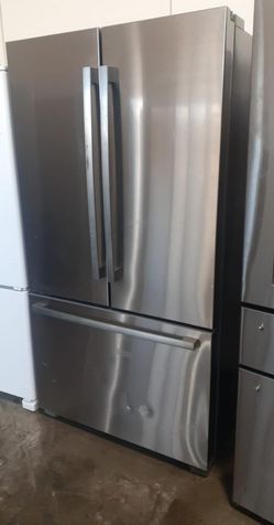 GE  3 Door Stainless Steel Refrigerator
