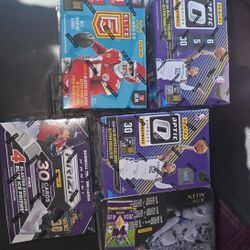 Panini Football, BASKETBALL,and Baseball Trading Card Boxes NEW!