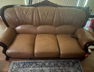 Couch (Brown Leather)