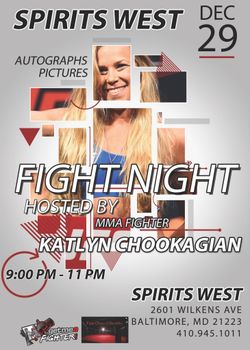 Ufc fighter at event in baltimore