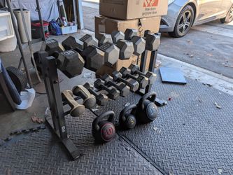 Hex Dumbbells & Kettlebells