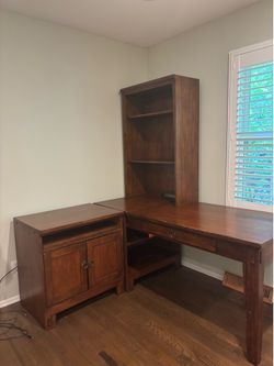 Solid Wood Corner Desk