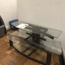 Glass Entertainment Center / TV Stand