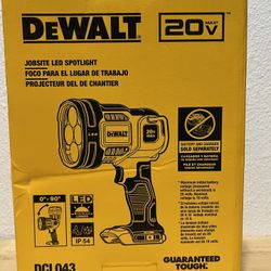 20V MAX Cordless LED Jobsite Spotlight‼️TOOL ONLY‼️ NO BATTERY - NO CHARGER