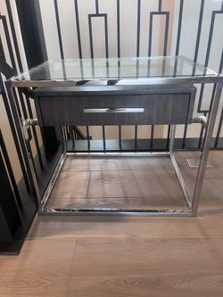 2 restoration hardware end tables