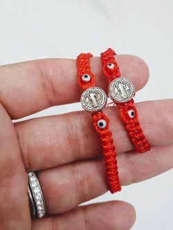 Mommy/ daddy &me Red San Benito bracelets
