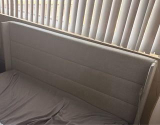 Bed with mattress