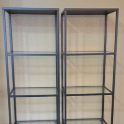 Metal And Glass Shelves