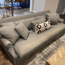 Grey Couch w/ slipcover