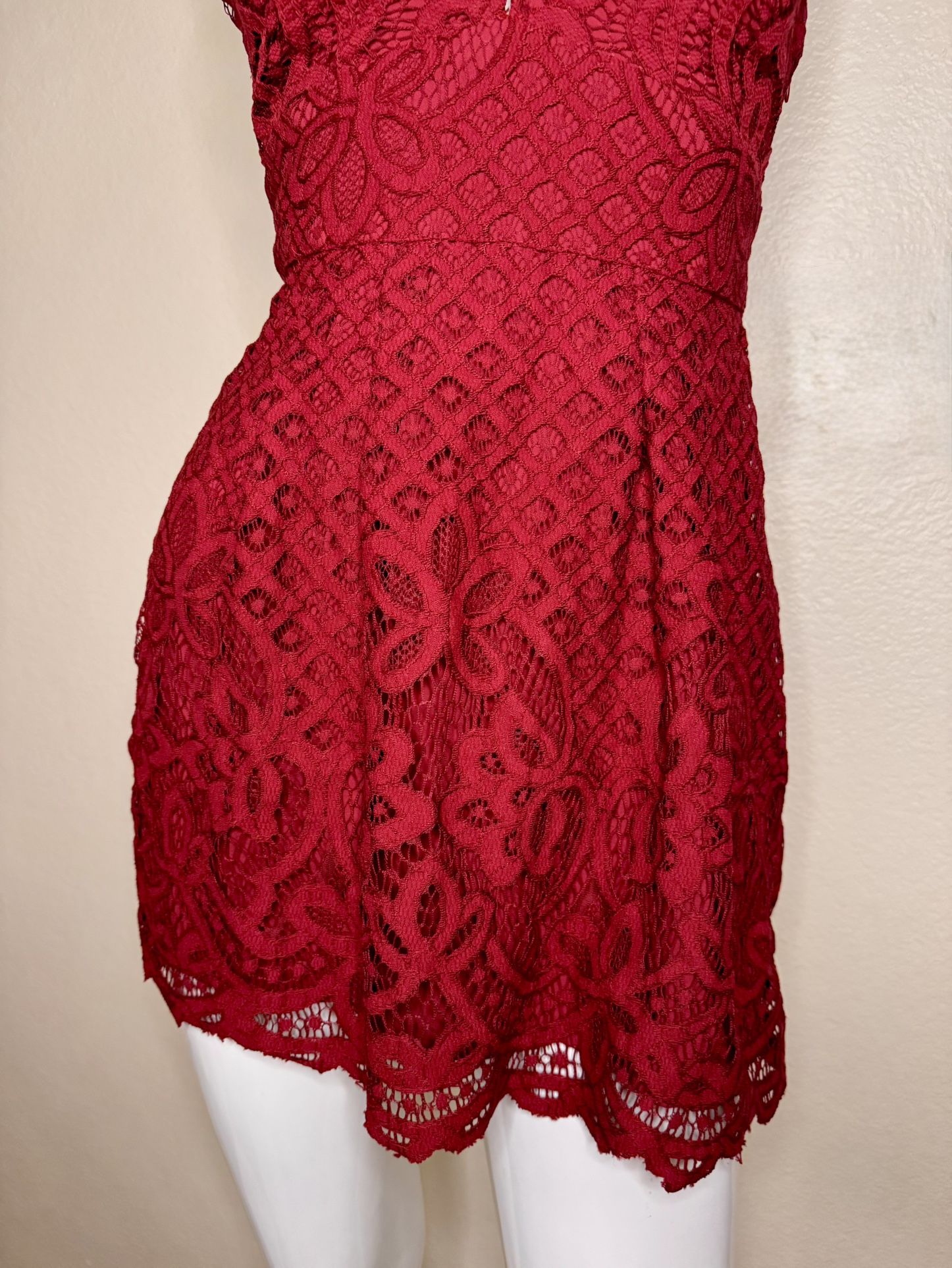 free people one million lovers lace mini dress Free People One Million Lovers Black Lace A-Line Mini Dress, Size 0, NWT