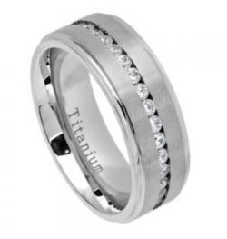 White Titanium Band (Ring)