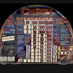 IGT S2000 Cleopatra Slot Glass – Replacement 3‑Piece Set