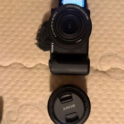 Sony zve10 Mark ii With Sony 30mm Lens And 16mm Lens