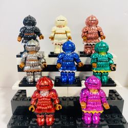 Dark Souls Siegmeyer Onion Knight 8pc Chrome Metallic Minifigures LEGO Compatibl