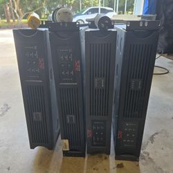 Four (4x) APC Rackmount Server SMART UPS (Uninterruptible Power Supply) - Smart-UPS 2200 - Smart-UPS 3000