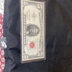 1963 Red Seal $5 Bill 