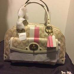 AUTHENTIC BRAND NEW W TAG COACH HERITAGE LIMITED EDITION SATCHEL HANDBAG 
