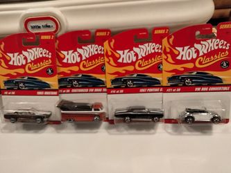 2005 Hot Wheels Classic Series 4 Car Lot