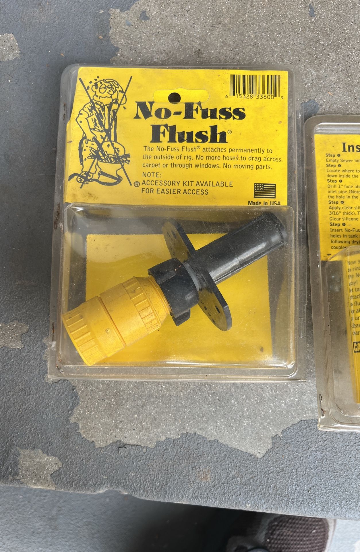 Motorhome, gray and freshwater hook up