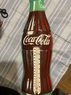 Vintage Coca Cola Thermometer 1950