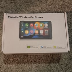Portable  Apple Car Play Wireless Car Stereo 