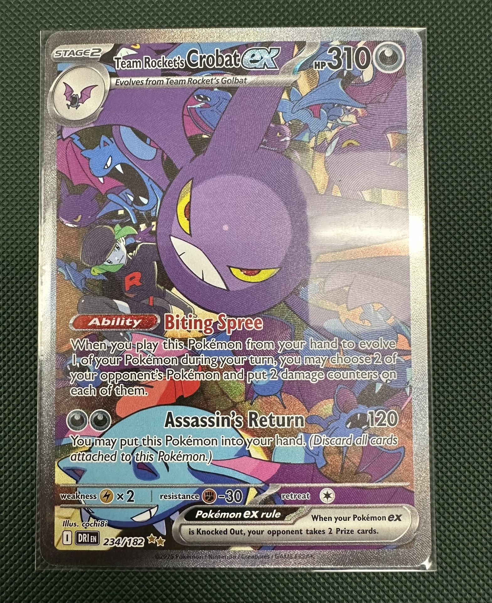 Team Rockets Crobat SIR 234/182