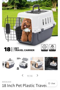 Pet travel carrier