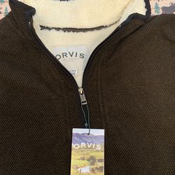 Orvis Fleece/Sherpa Pullover NEW Various Sizes, Colors