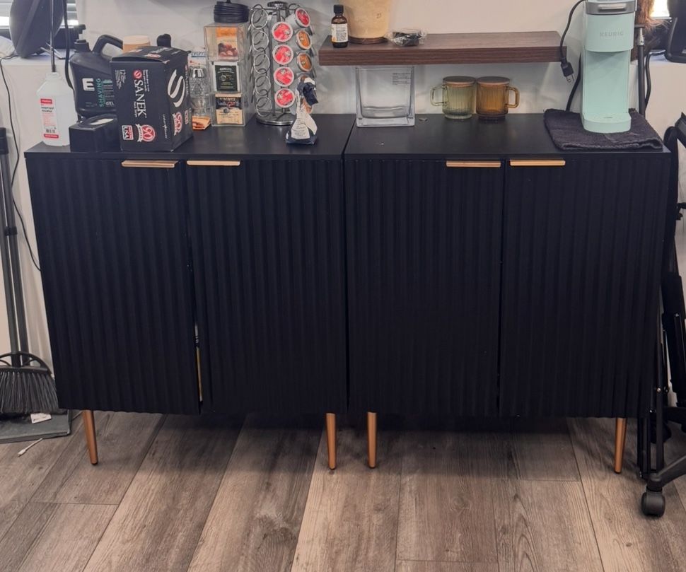 Sideboard Buffet Storage Cabinet (Set of 2)