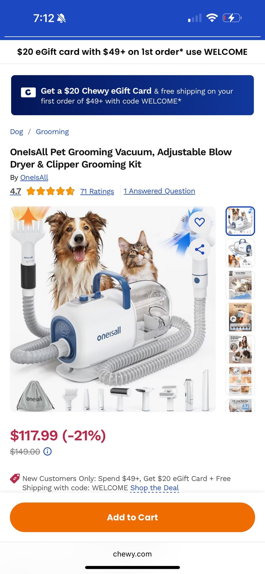 Pet Grooming Vaccum Allisone With Grooming Clippers Tools