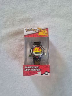 Pokémon Pikachu Flashing LCD Watch