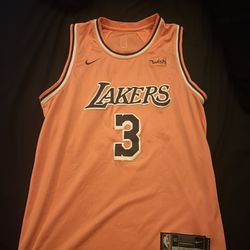 Anthony Davis Lakers jersey,Yellow,Large