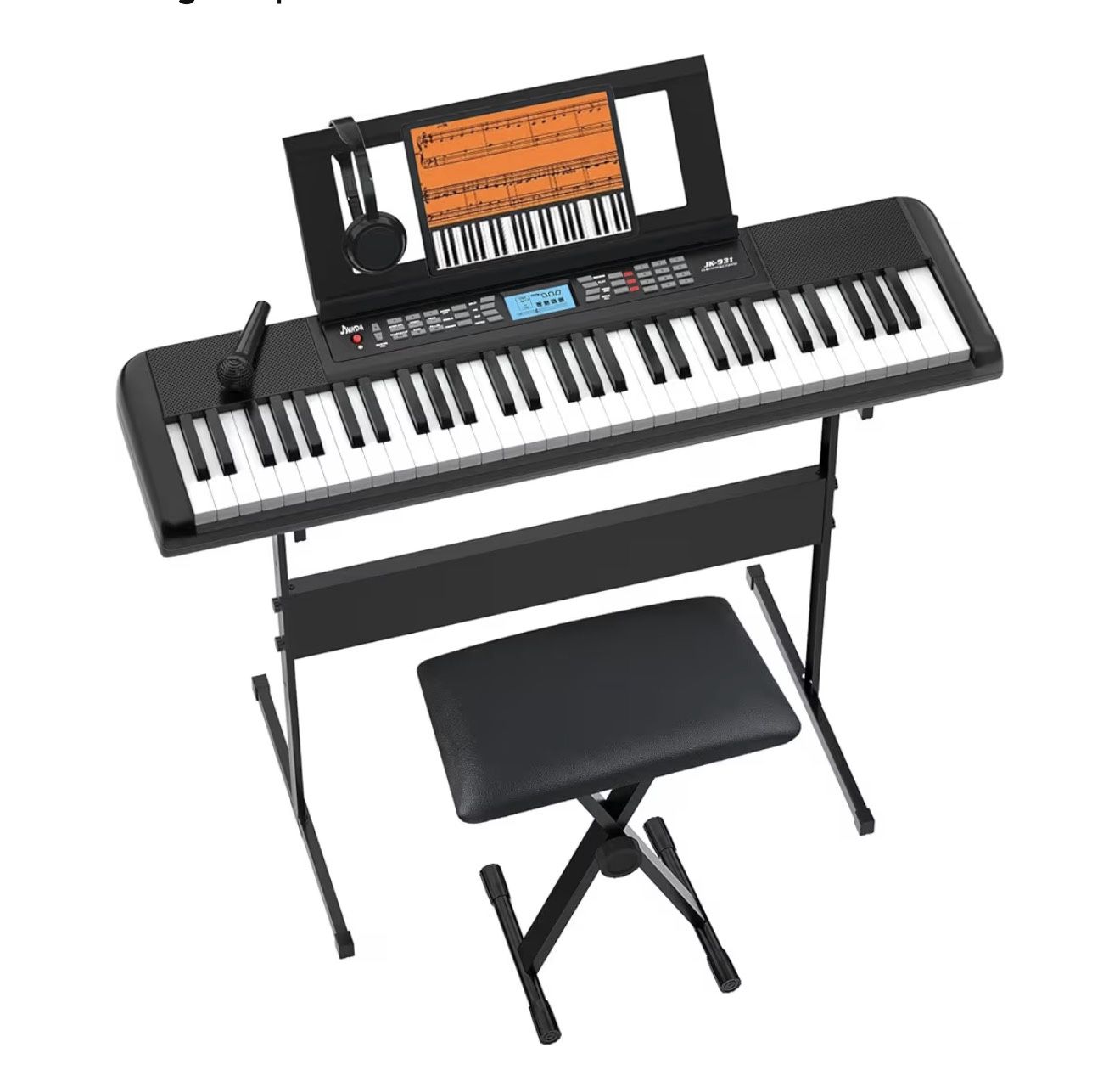 Kids Piano With Stand And Chair