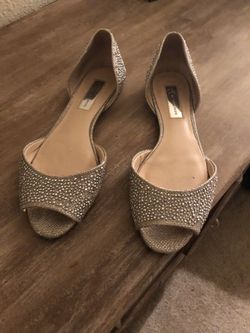 INC flat shiny shoes size 7