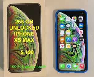 IT IS AN IPHONE XS MAX 256 GB , UNLOCKED