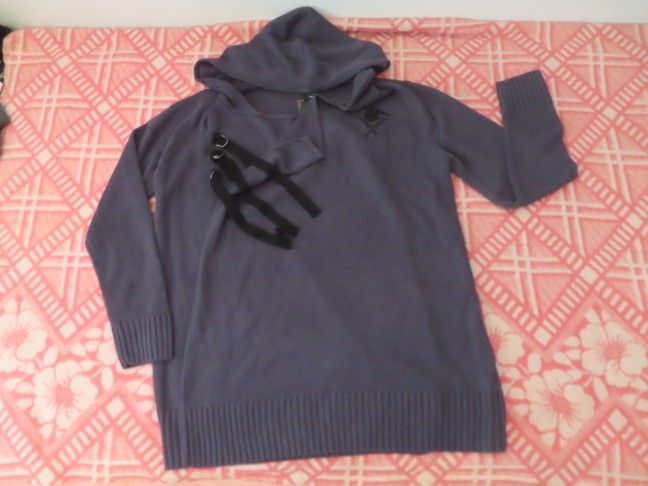 netflix Shadow And Bone Inej Hooded Cardigan MD NWT