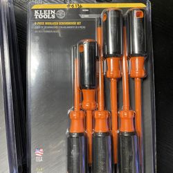 Klein Tools Screwdriver Set, 1000 Volt Insulated, 6-Piece