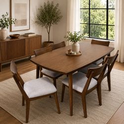 7 piece beautiful dining table set