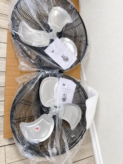 New
Industrial wall fans - new set of 2