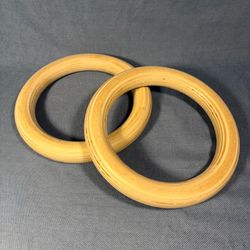 Pair of Wooden Gym Rings