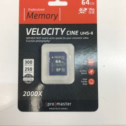 Pro Master SD Card V90 64gb Brand New