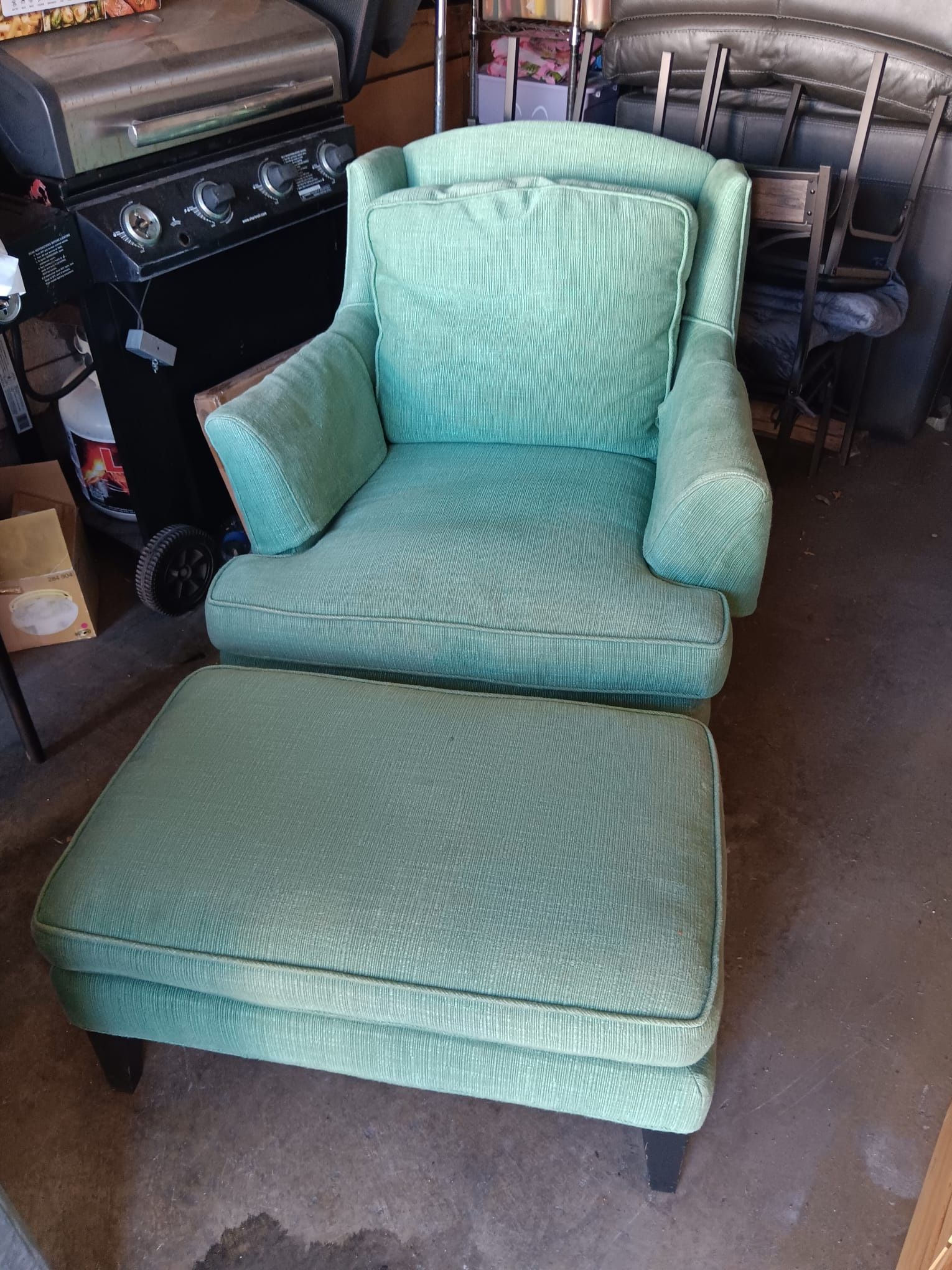 Chair And Ottoman