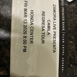 Boletos concierto CAMILA