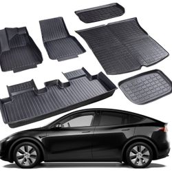 Tesla Model Y 5 Seat All Weather Floor Mats 2021-2023