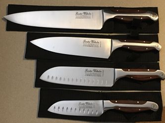 NEW Professional Gunter Wilhelm Cutlery Executive Chef Series German  Santoku Kitchen Knives Knife Set of 4 for Sale in University Place, WA -  OfferUp