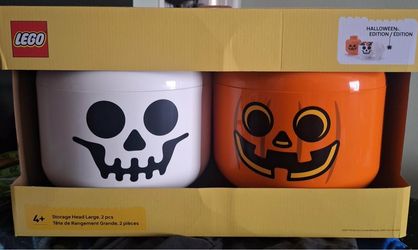 LEGO Halloween Edition Storage Head Large 2-Pack