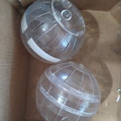 7-in Clear Exercise Balls Hamsters Or Mice Or Small Animals